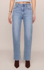 The Muse High-Rise Straight Denim