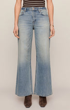 The Stunner Mid-Rise Wide Denim