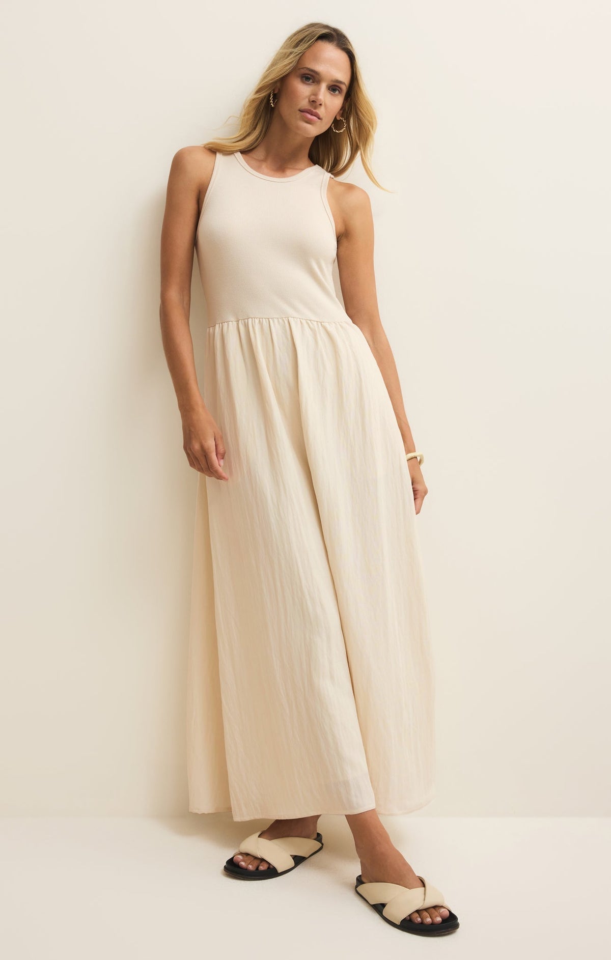Charlotte Rib Midi Dress