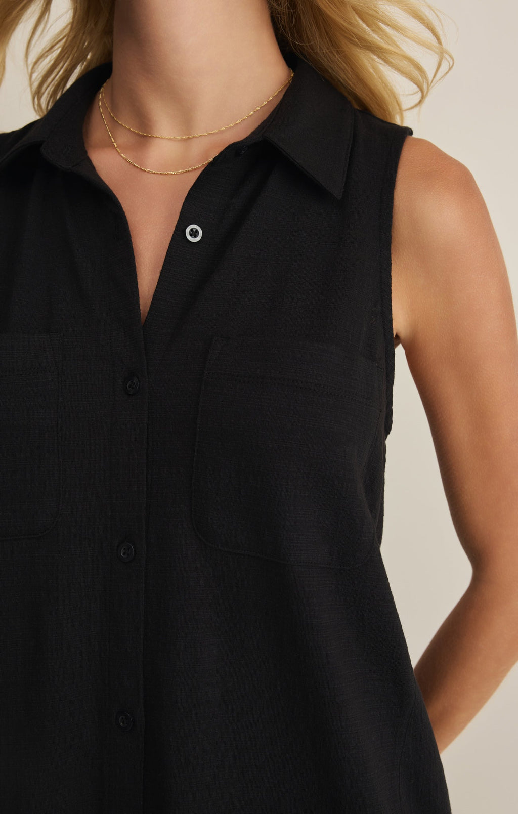 New Light Textured Mini Dress