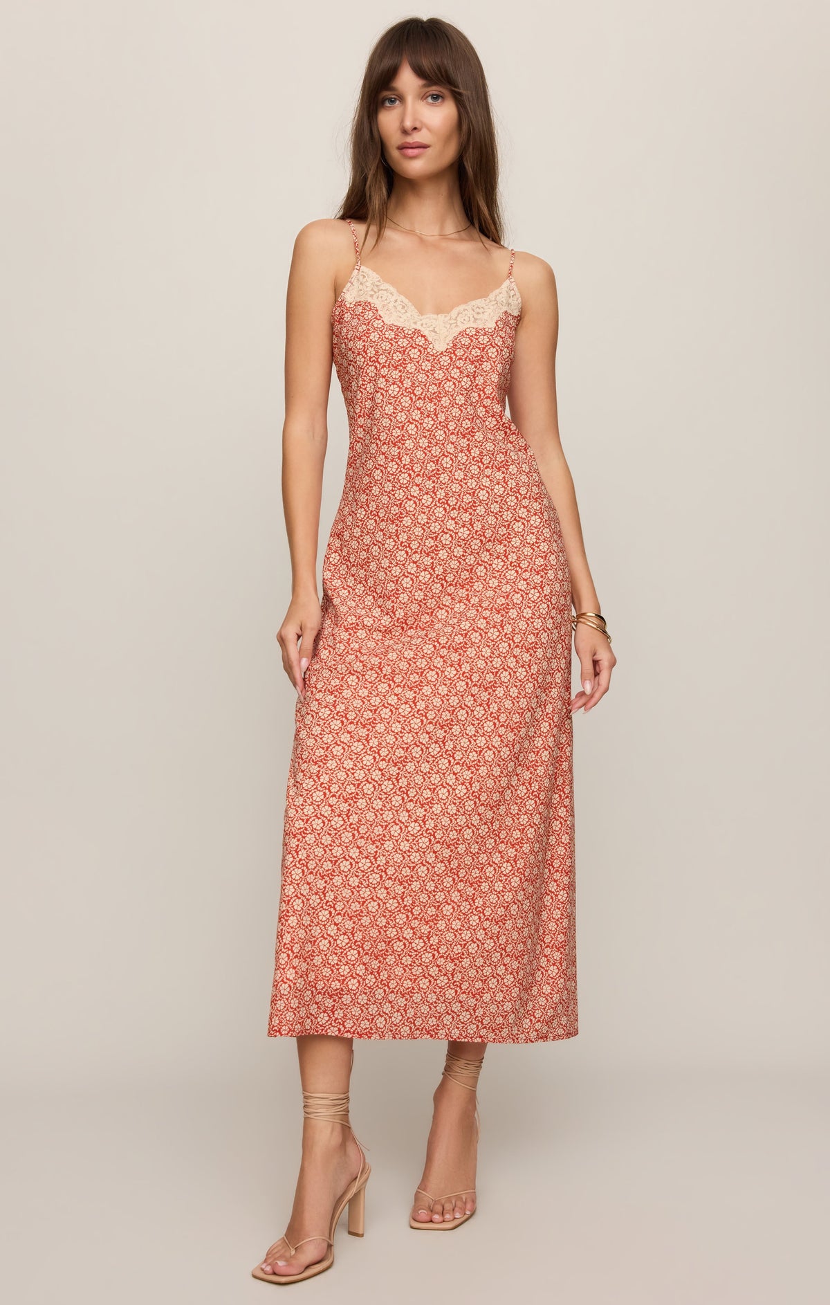 Emela Iris Floral Midi Dress