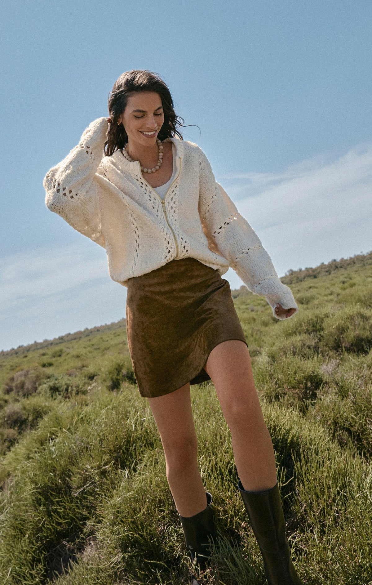 Sundance Zip-Up Sweater Jacket
