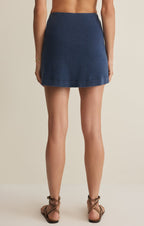 Gail Jersey Denim Mini Skirt