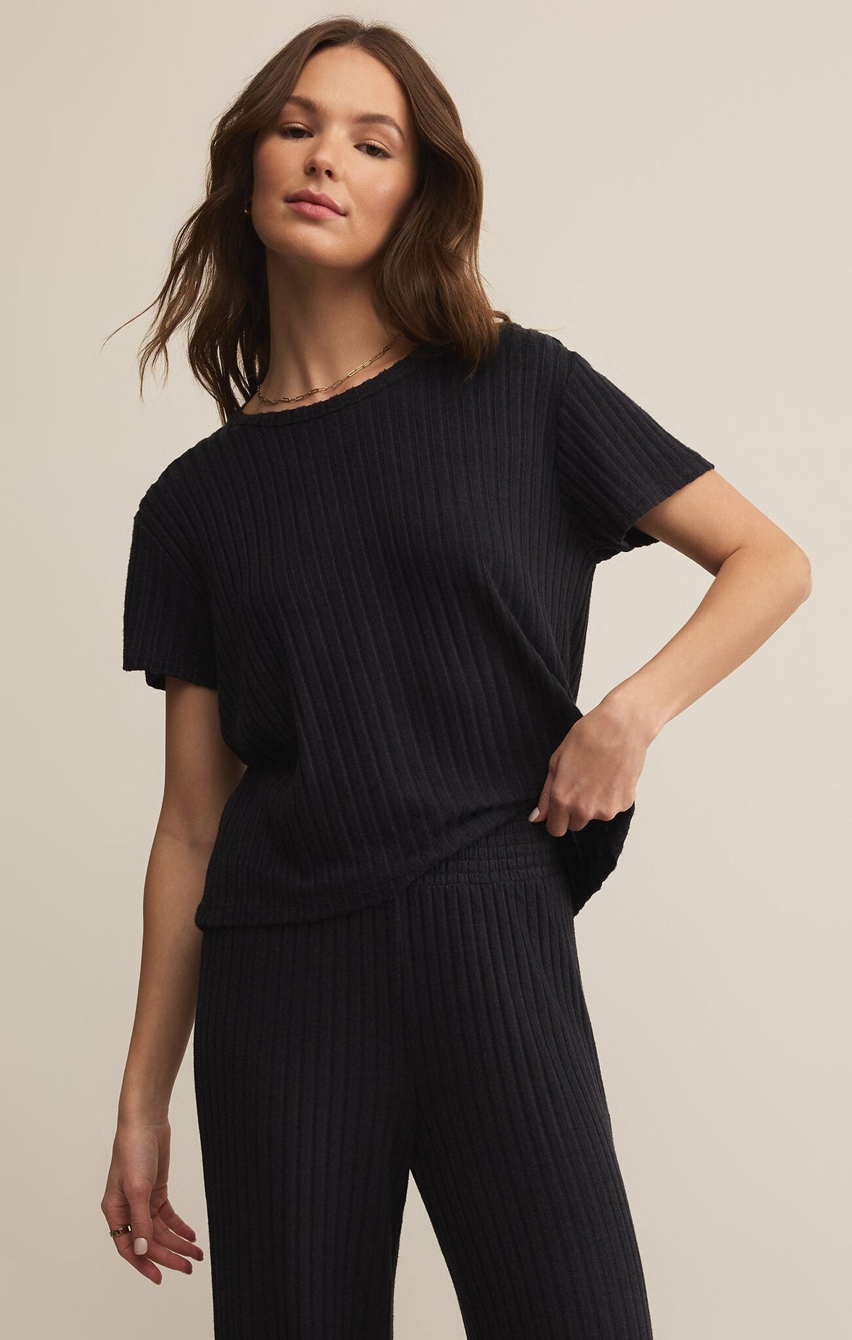 Kara Rib Tee