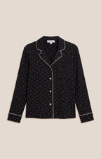 The Luxe Dot PJ Top