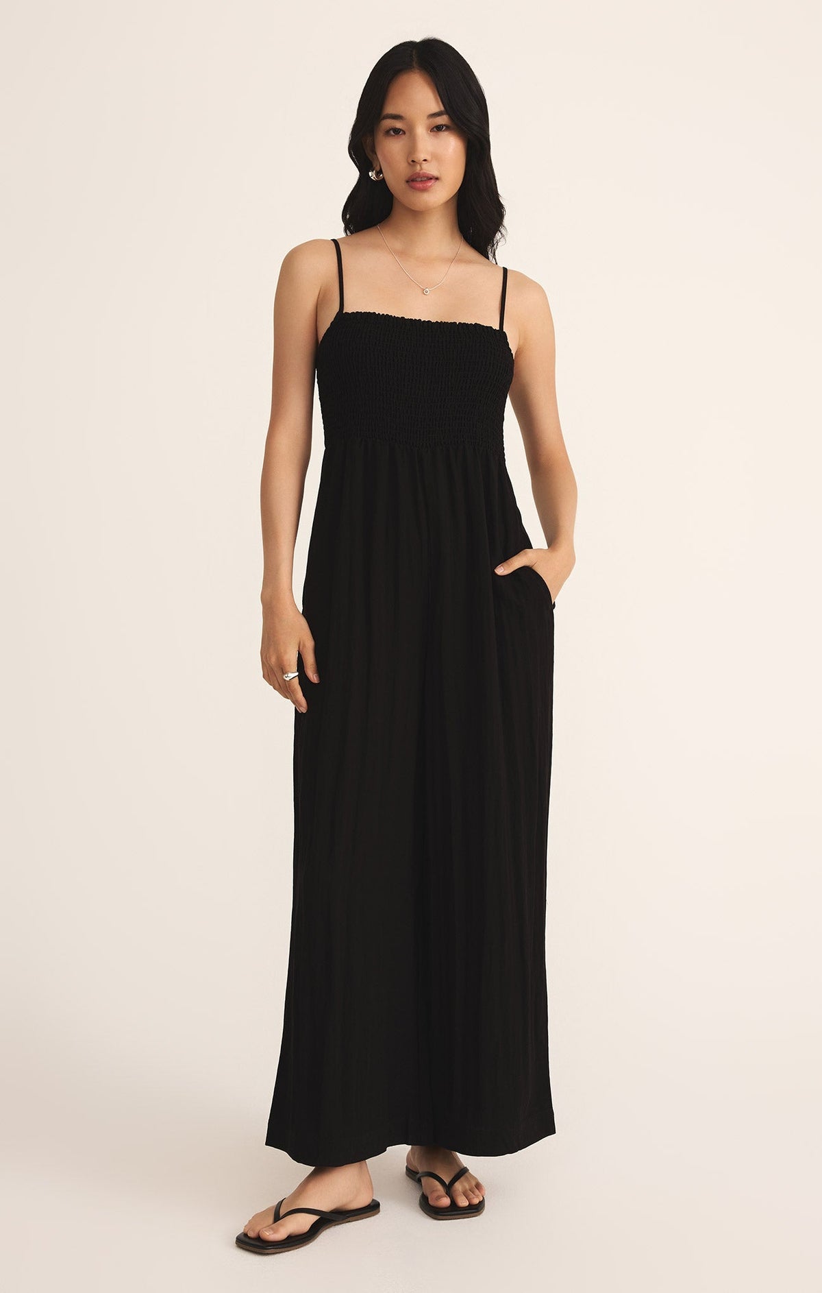 Beachside Smocked Jumpsuit