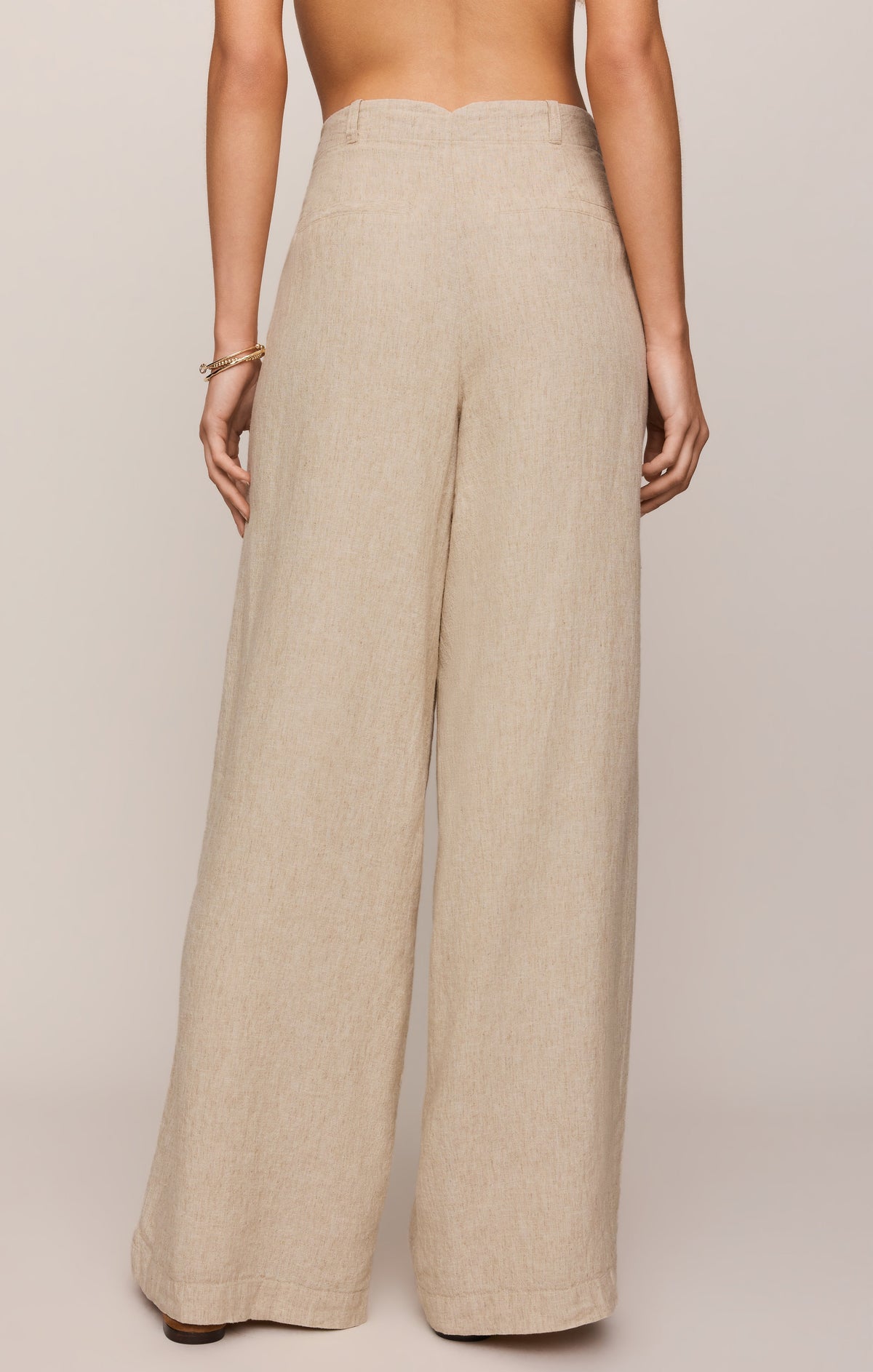 Magnolia Wide Leg Linen Trouser Pant