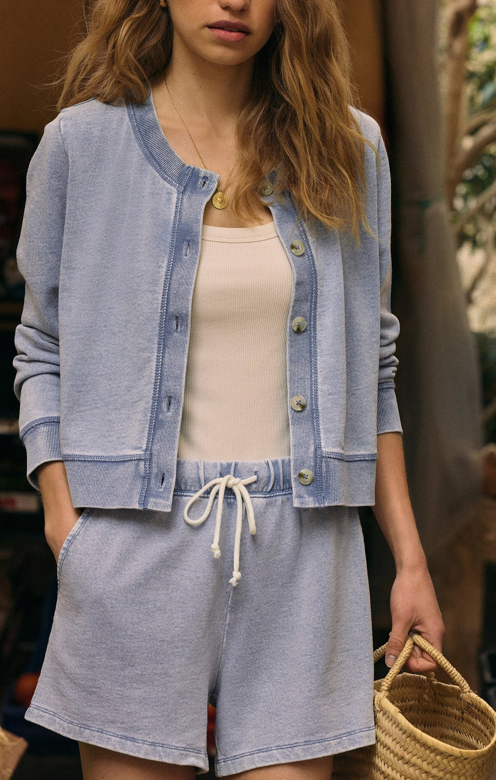Hunter Knit Denim Short
