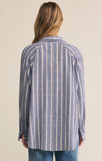 The Perfect Linen Striped Top