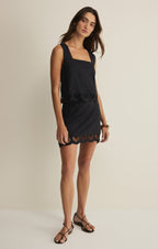 Charlene Embroidered Linen Top