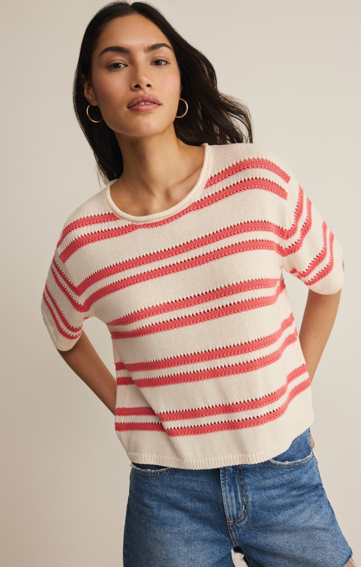 Prado Stripe Sweater Top